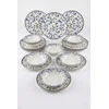Hermia Concept Geschirr-Set Romantisch (18-tlg), 6 Personen, Keramik, ...