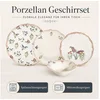 Hermia Concept Geschirr-Set Amber (24-tlg), 6 Personen, Porzellan, Taf...