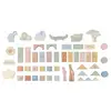 Little Dutch Safari Friends Holzbausteine 50 Teile Kinder