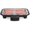 Tristar Tischgrill, Tischgrill, Silber, Schwarz