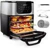 Princess 182075 Backofen-Fritteuse DeLuxe, Heißluftfritteuse, 11 l, 0,...