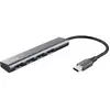 Trust Halyx USB-C zu USB-A 3.2 Gen1- Hub mit 4 Anschlüssen - Grau