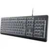 Trust Primo Illuminated Keyboard, Kabelgebunden, USB-A/-C Beleuchtete ...