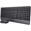 Trust Trezo, Volle Größe (100%), Kabellos, RF Wireless, AZERTY, Schwar...