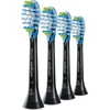 Philips C3 Premium Plaque Defence HX9044/33 4x Schwarze Bürstenköpfe f...