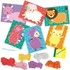 Ses 14043 Flauschige Tiere Sticken, Handarbeitsset, Mehrfarbig
