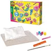SES Creative® Gipsgießen-Set Glitzer Meerestiere mehrfarbig