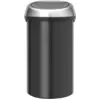 Brabantia Touch Bin 60 Liter Matt Black Fingerprint Proof