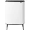 Brabantia Bo Touch Bin Hi Abfalleimer 2 x 30 Liter White