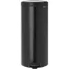 Brabantia NewIcon Treteimer 30 Liter Matt Black