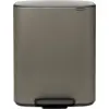 Brabantia Bo Pedal Bin 60 Liter Platinum