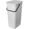 Brabantia Recyclingbehälter Sort & Go, Abfalleimer, Grau