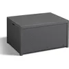 Allibert Arica Storebox Tisch mit Kissenboxfunktion in Rattanoptik, An...