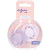 DIFRAX Schnuller LOVi, 0-6 Moante, lila 2 ct