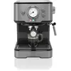 Princess 249415, Siebträgermaschine, Schwarz, Silber