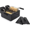 Princess 183028 Doppelfritteuse, Fritteuse, 6 l, 1,8 kg, 190 °C, Doppe...