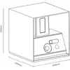 Calex LED-Akku-Sensor-Außenwandleuchte, up/down, schwarz