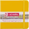 Talens, Heft + Block, Malbuch (12 x 12 cm, Blanko, Harter Einband)