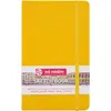 Talens, Heft + Block, Malbuch 13 x 21 cm Gold Gelb (A5, Harter Einband...
