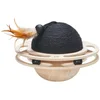 Designed By Lotte Kratzkugel Spielball Baya aus Holz schwarz