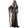 Funny Fashion Dekoobjekt Halloween Hexe mit Licht, Bewegung und Sound,...