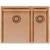 REGINOX R39212 Spüle NEW YORK 34X40+18x40 Comfort Copper II ab Schrank...