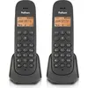 Profoon PDX620 - DECT-Telefon mit 2 Mobilteilen, Schwarz