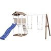 AXI Beach Tower Spielturm aus Holz in Braun & Weiß | Spielhaus für Kin...