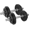 Tunturi Gewichtsset Mit Zwei Stangen Und Schrauben 20kg One Size