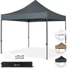 VONROC Pavillon 3x3m wasserdicht stabil - Partyzelt EasyUp System [3Mi...