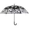 Esschert Design, Unisex, Regenschirm, Wiese, Mehrfarbig, Schwarz