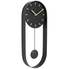 Wanduhr Stahl Karlsson Pendulum Charm 50x20x4,8 cm