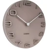 Wanduhr mit verchromten Zeigern Karlsson On The Edge 42x42x5x42 cm