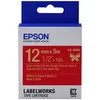 Epson LK-4RKK C53S654033, Satinband, Gold/Rot, 5 m Schriftband