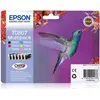 Epson Hummingbird Multipack 6-colours T0807 Claria Photographic Ink, S...