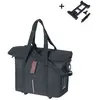 Lenkertasche mit Haken Basil City Mik KF Schwarz 8/11 L