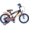 Hot Wheels Kinderfahrrad - Jungen - 16 Zoll - Schwarz, Orange, Blau