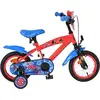 Spider-Man Kinderfahrrad - Jungen - 12 Zoll - Blau/Rot