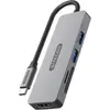 Sitecom CN-5501 (USB-C, 5 Ports), Dockingstation + USB Hub, Grau