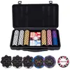 Engelhart Games Pokerkoffer schwarz 300 Chips Wert Aluminiumkoffer