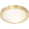 Moderne Deckenleuchte Gold 31 cm IP44 Yuma