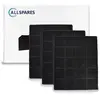 AllSpares Aktivkohlefilter (x3) für Dunstabzugshauben geeignet für Air...