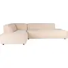 Zuiver Fat Freddy Ecksofa Cordstoff Links Natur/ Beige