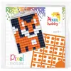 PIXELHOBBY Magni Pixel P23001 Mosaik Medaillon Fuchs, Schlüsselanhänge...