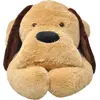 vidaXL Hund Kuscheltier Plüsch Braun 80 cm