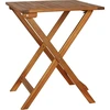 vidaXL 3-tlg. Bistro-Set Klappbar mit Auflagen Massivholz Akazie