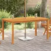 vidaXL Gartentisch 150x90x74 cm Massivholz Akazie