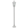 vidaXL Garten-Pollerleuchte 6 Stk. E27 110 cm Aluminium Weiß