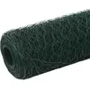 vidaXL Drahtzaun Stahl mit PVC-Beschichtung 25x1,2 m Grün