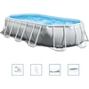 Intex 26796GN, Gerahmter Pool, Kind & Erwachsener, Leiter, Grau